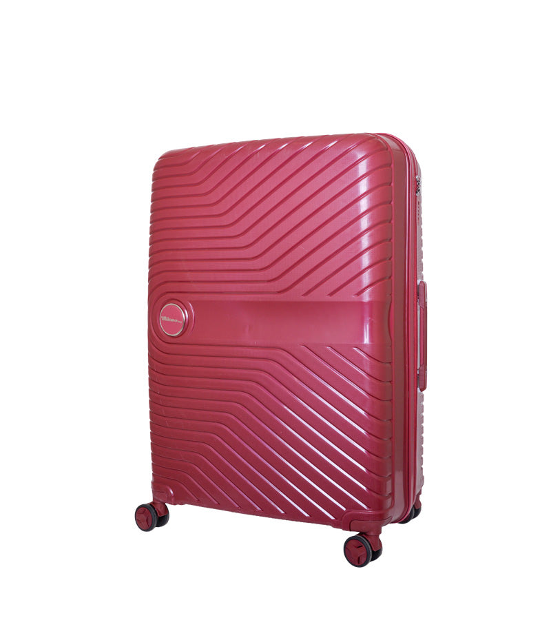 Milano Capri luggage in Burgundy