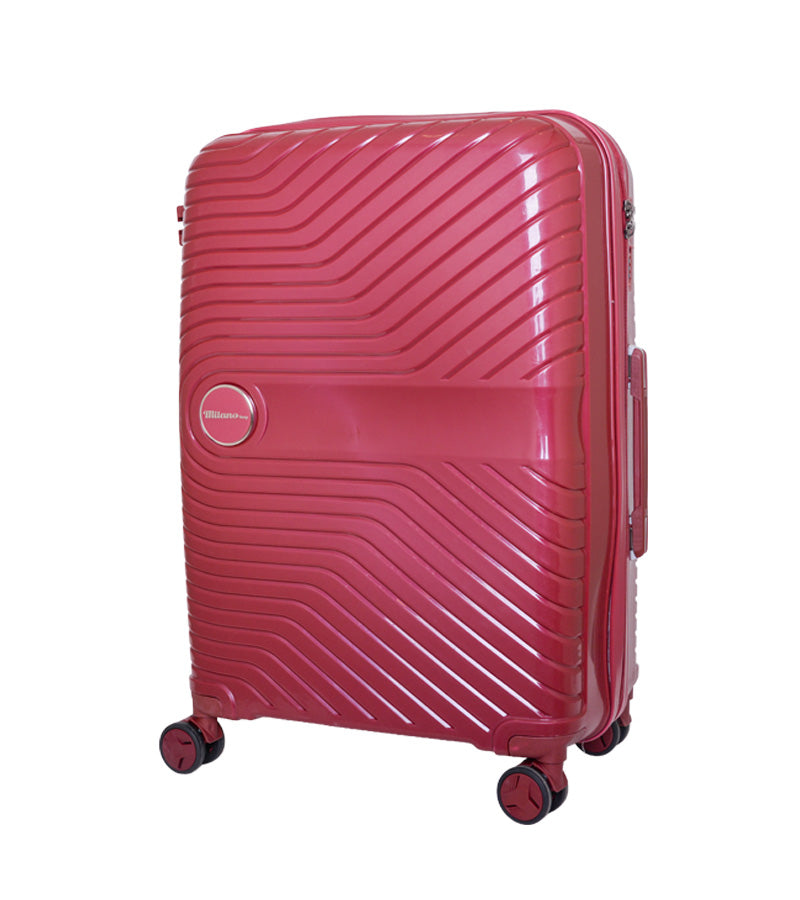 Milano Capri luggage in Burgundy