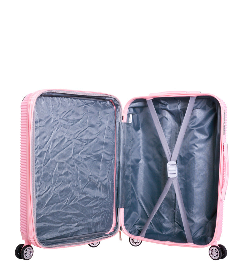 Milano Advance luggage in Pink