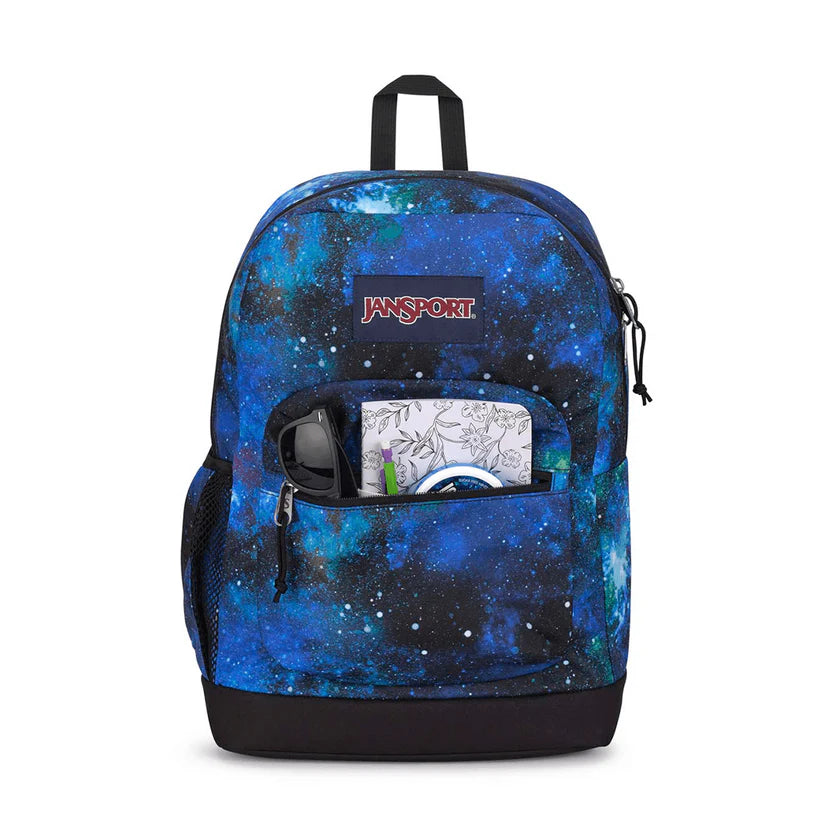 JanSport Cross Town Plus backpack in Galaxy print