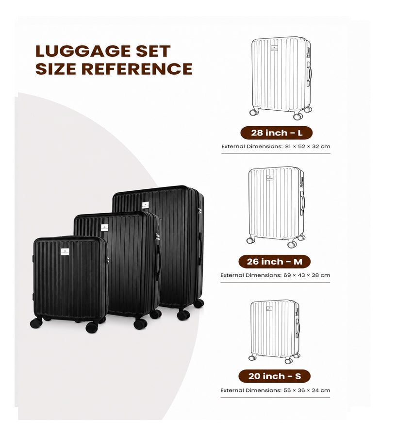 HIGHLAND NEVIS Bundle Black 3 pcs