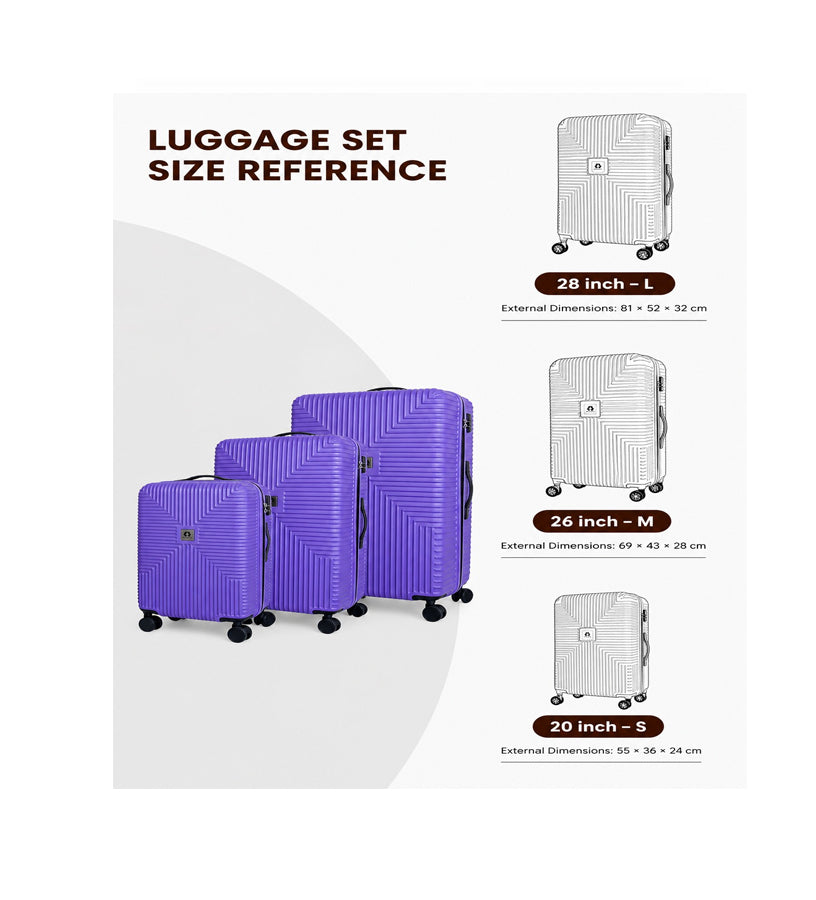 JOURNEY TOKYO 3Pcs PURPLE