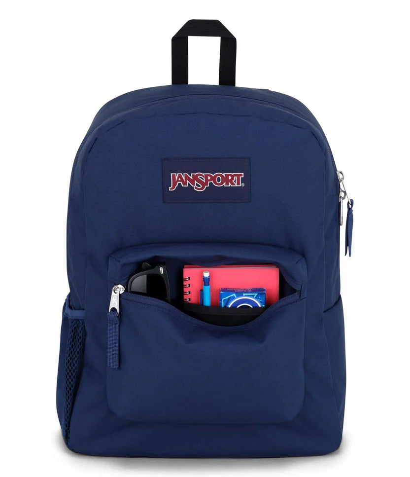 JanSport Cross Town backpack in Navy