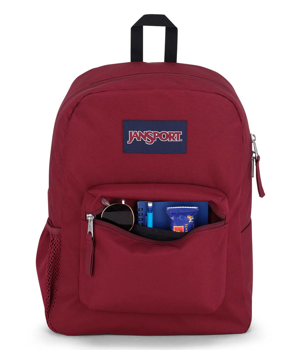 JanSport Cross Town backpack in Red