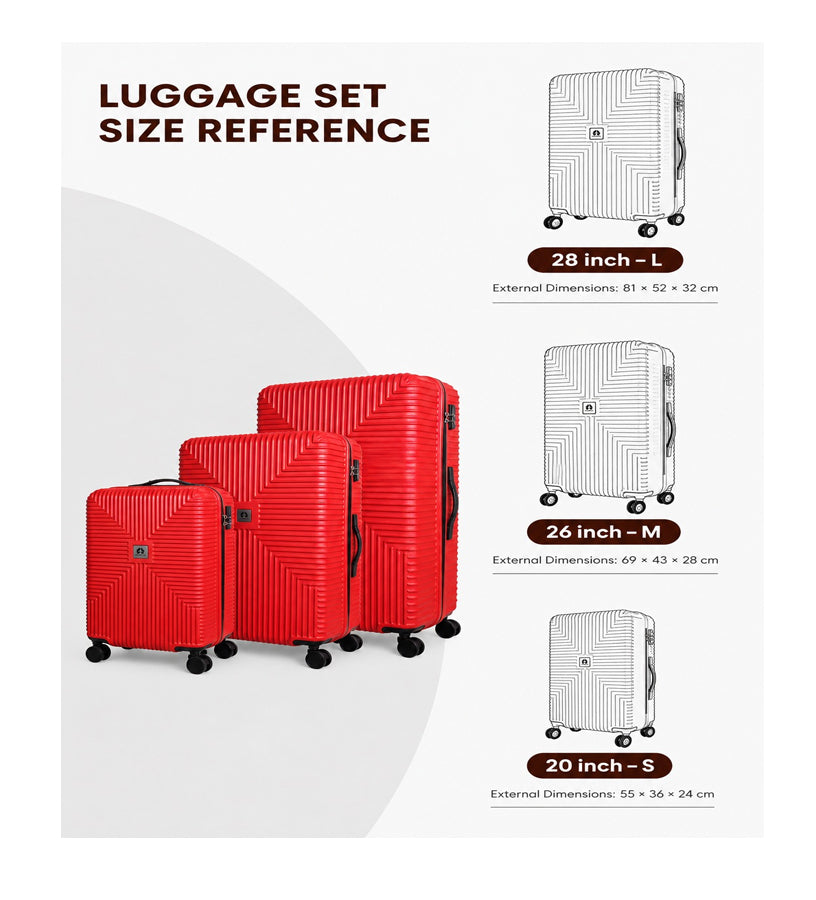 JOURNEY TOKYO 3Pcs RED